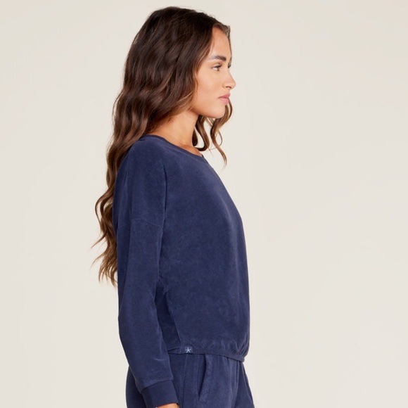 Barefoot Dreams Terry Pullover - PANTS ALSO FOR SALE - Picture 2 of 4